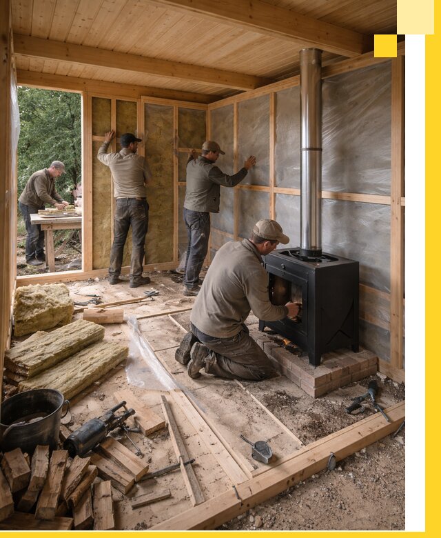 Профессиональный монтаж бань под ключ в Химках для дома