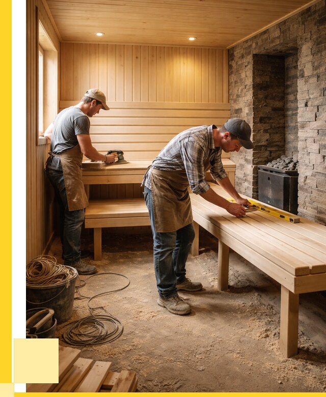 Отделка бани в Химках: внутренняя отделка от 3110 р. | ЭриданХмк