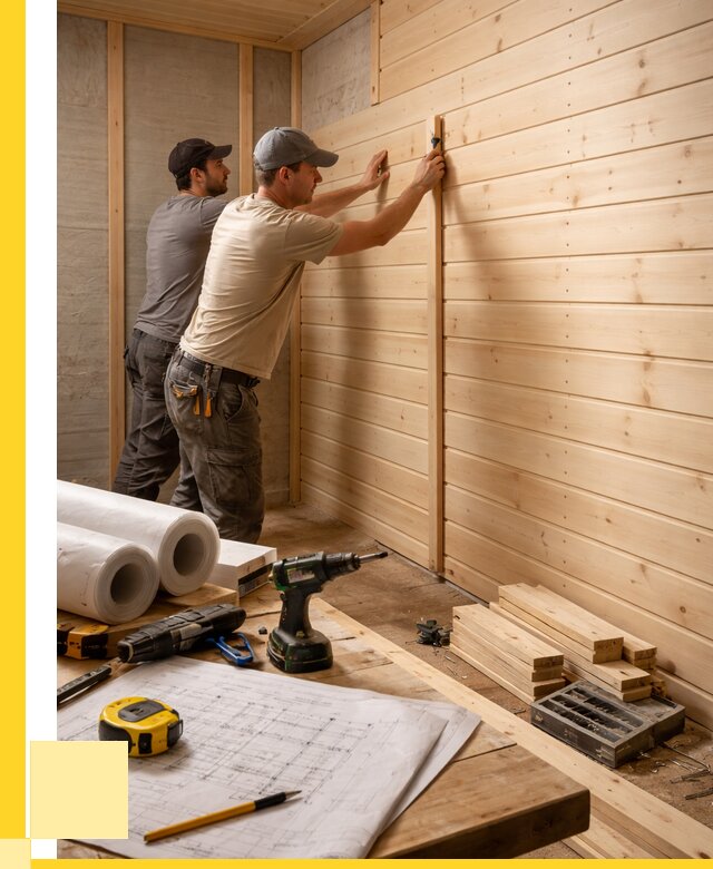 Обшивка бани вагонкой в Химках от 1244 р., ЭриданХмк