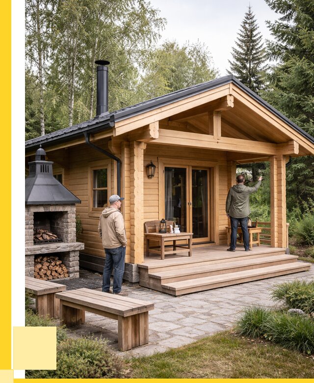 Деревянные бани под ключ в Химках от 466515 р. | ЭриданХмк