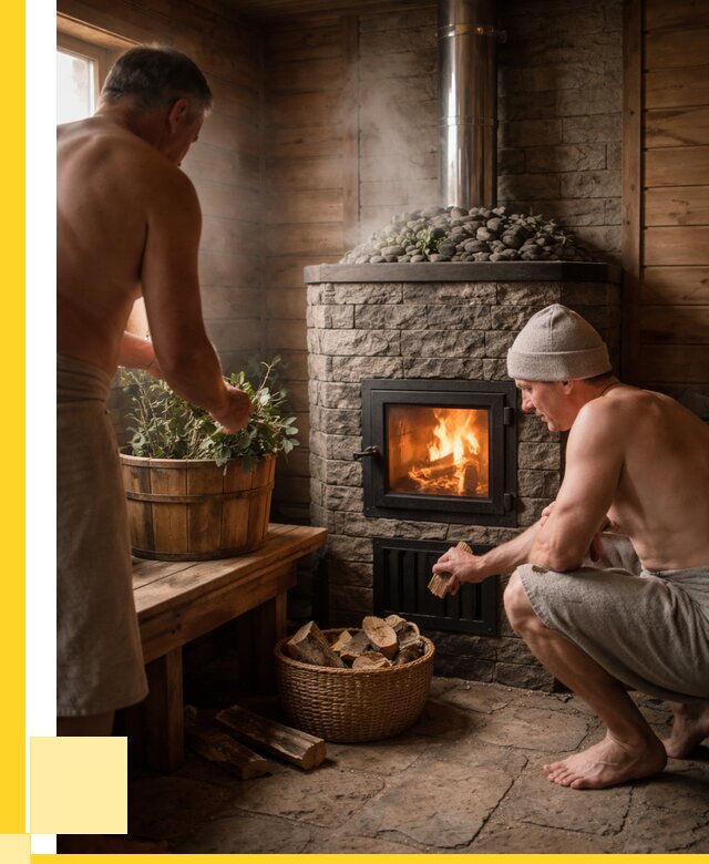 Банные печи под ключ в Химках от 46652 р. | ЭриданХмк кирпичная