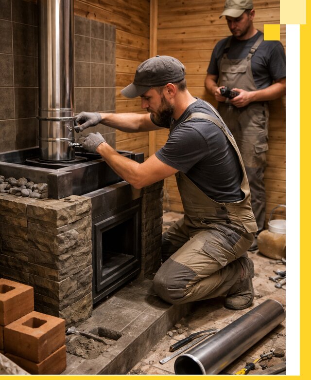 Изготовление и установка банных печей под ключ в Химках