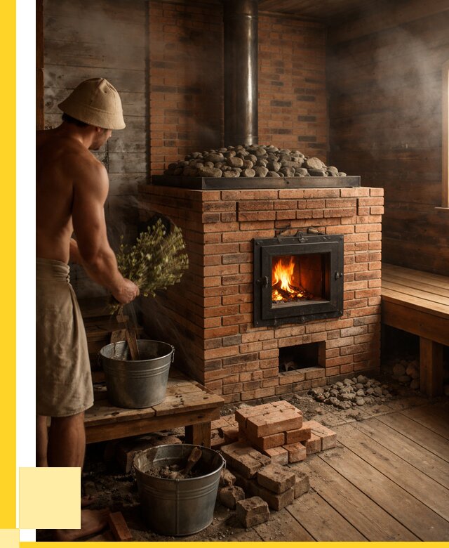 Кирпичные банные печи в Химках от 93303 р. | ЭриданХмк