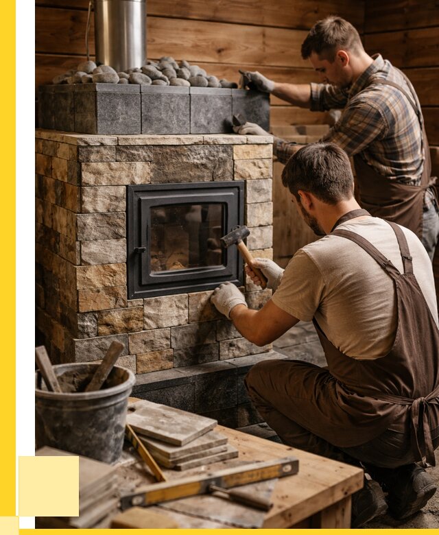 Облицовка банной печи в Химках от 15551 р. | ЭриданХмк