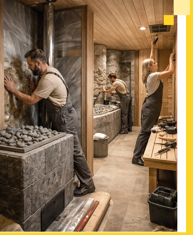 Строительство бань и SPA процедур в Химках под ключ и отделкой