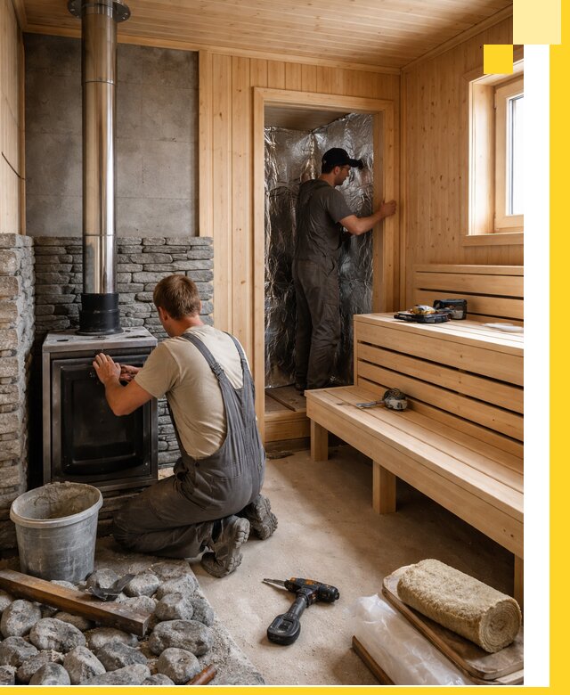 Строительство и изготовление бань под ключ в Химках