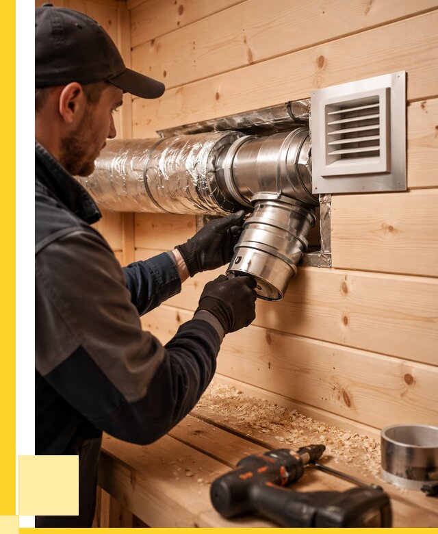 Монтаж вентиляции бани в Химках от 12440 р. | ЭриданХмк