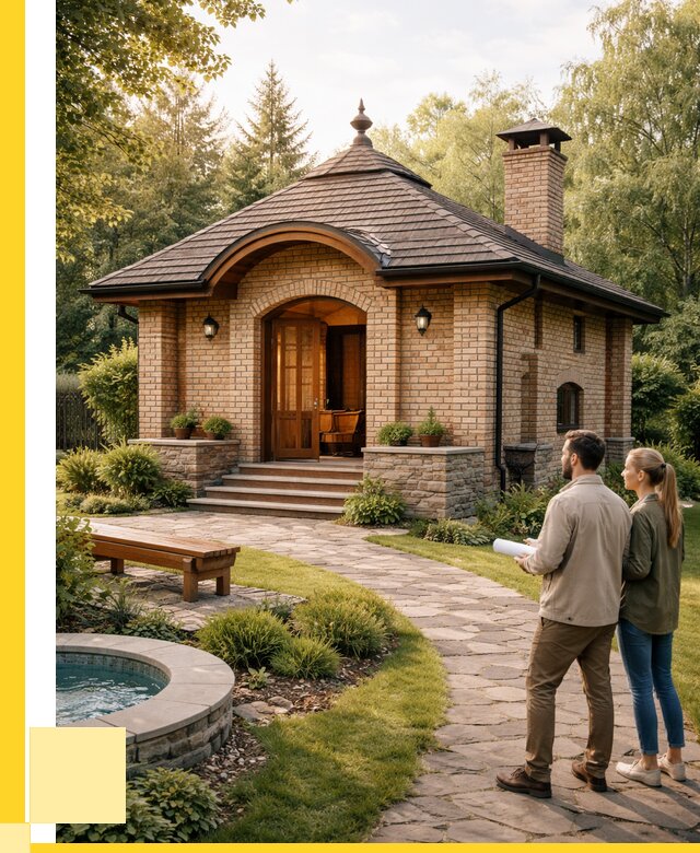 Проект кирпичной бани в Химках от 31101 р. | ЭриданХмк