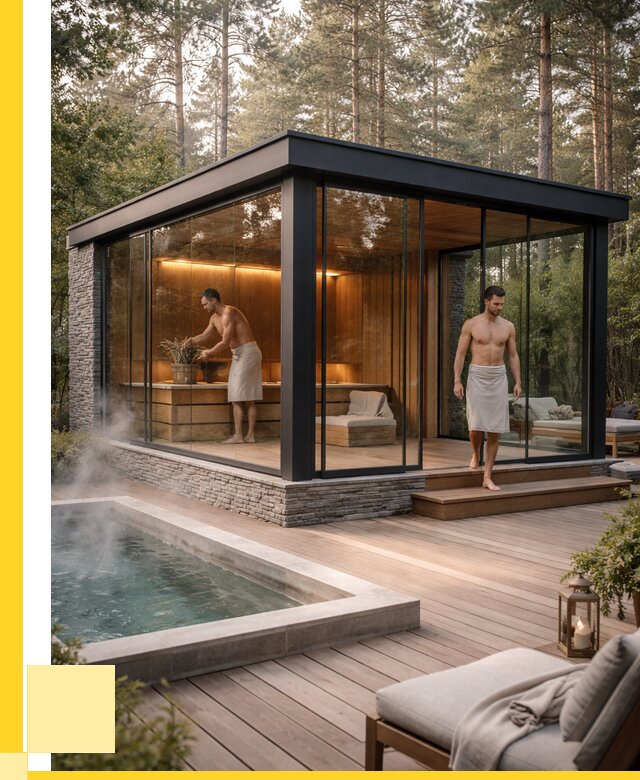 Стеклянные бани и двери в Химках от 466515 р. | ЭриданХмк