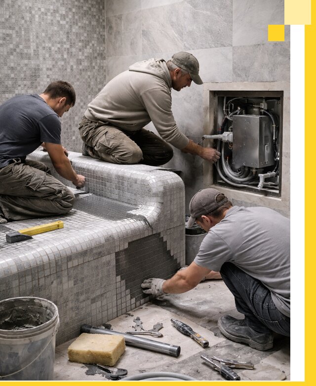 Проекты хамамов под ключ в Химках и дизайн и строительство