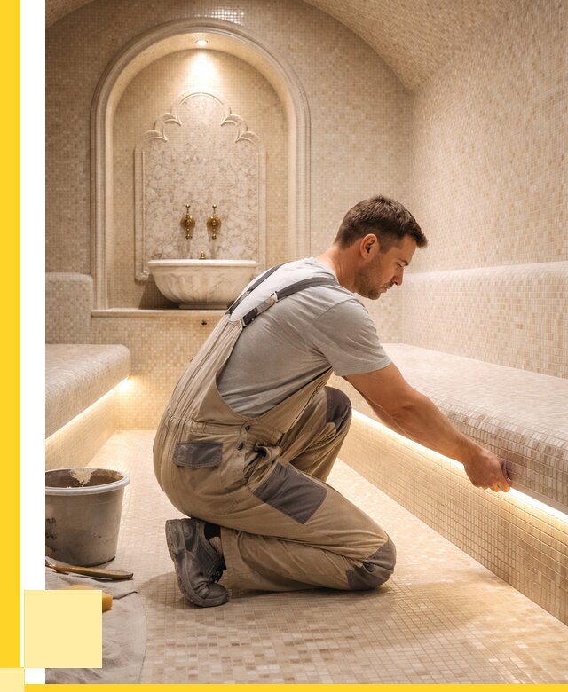 Отделка хамамов под ключ в Химках от 5702 р. | ЭриданХмк