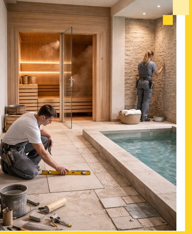 Комплексный дизайн и отделка интерьеров SPA под ключ в Химках